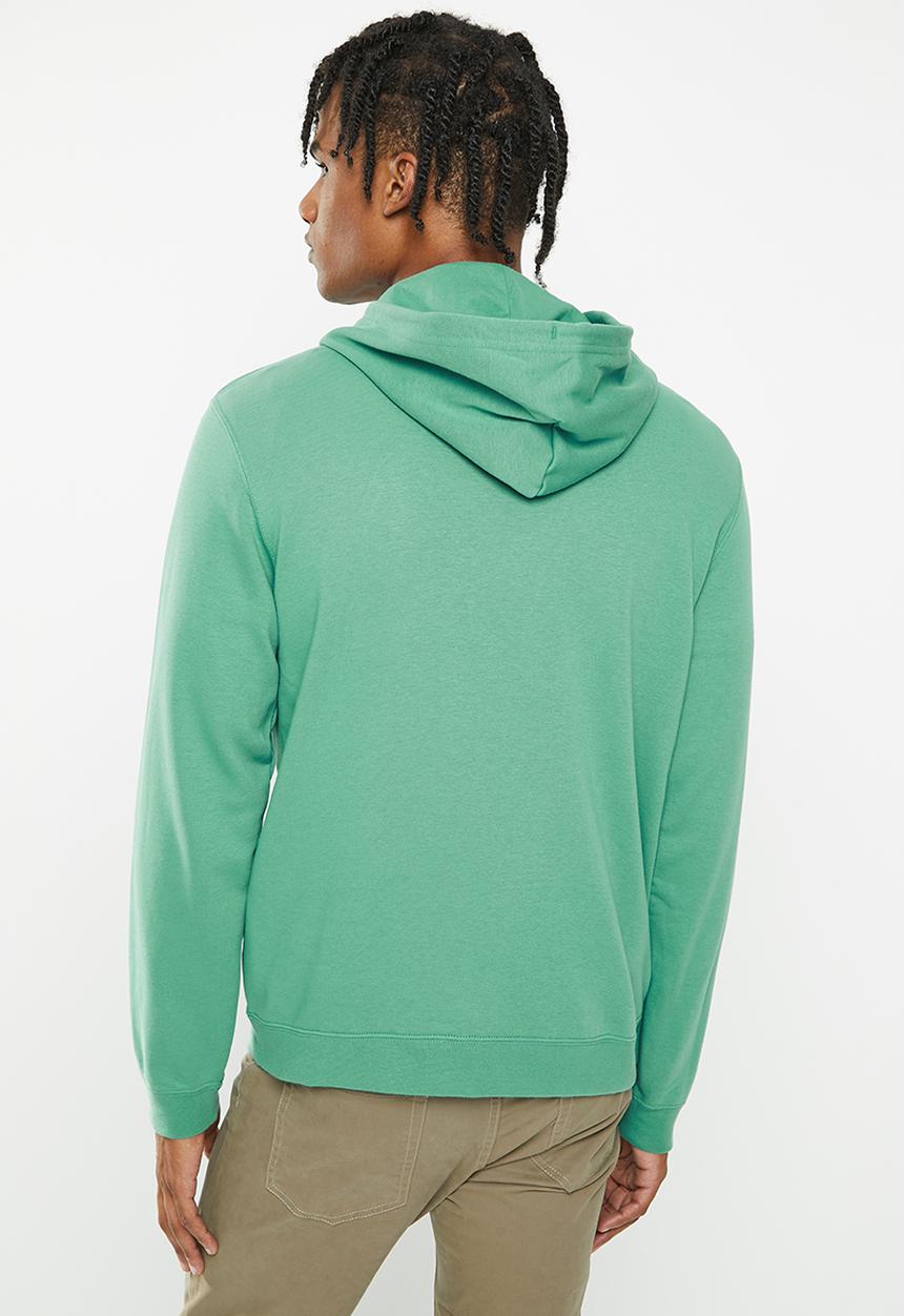 Converse - Converse go-to embroidered star zip hoodie - teal