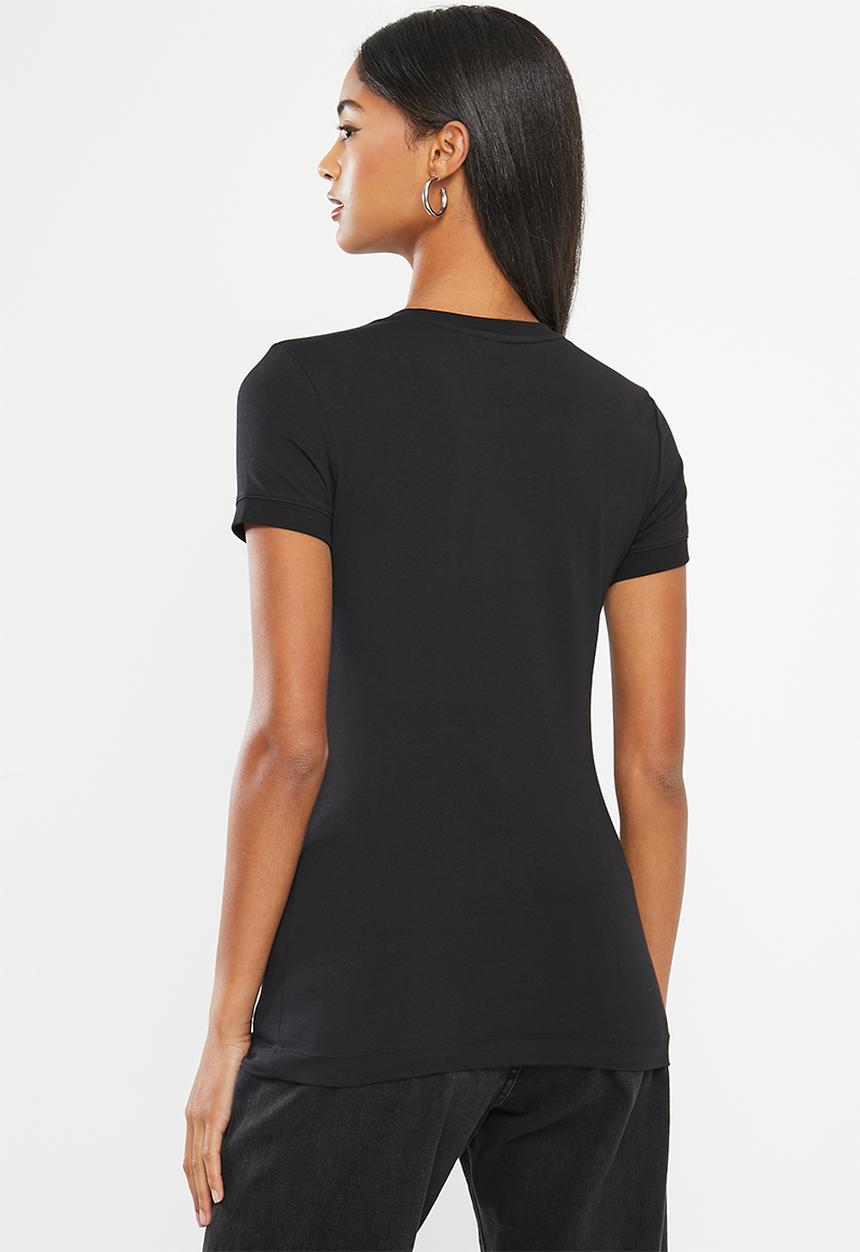 GUESS - Short sleeve cn mini triangle tee - jet black