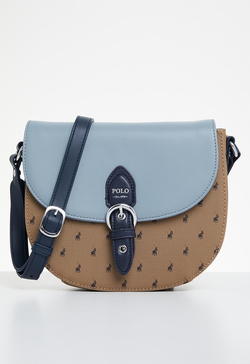 POLO - Saddle crossbody - blue 
