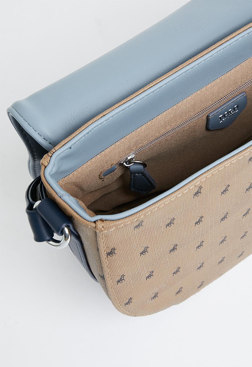 POLO - Saddle crossbody - blue 
