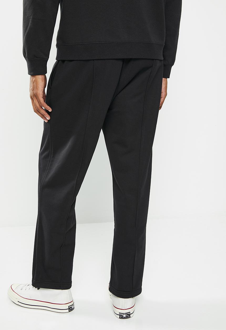 Converse - Elevated knit paneled pant - black