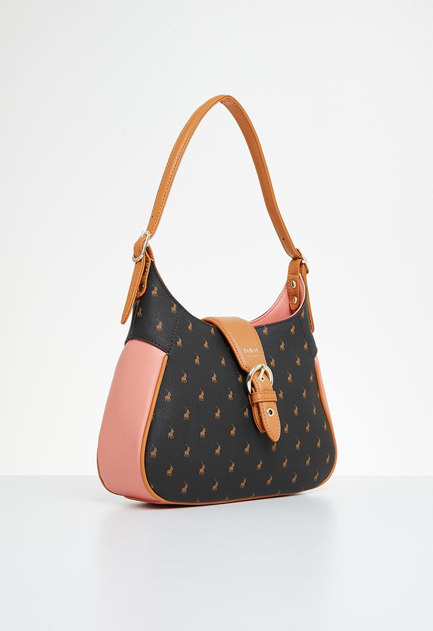 POLO - Small shoulder bag - coral 