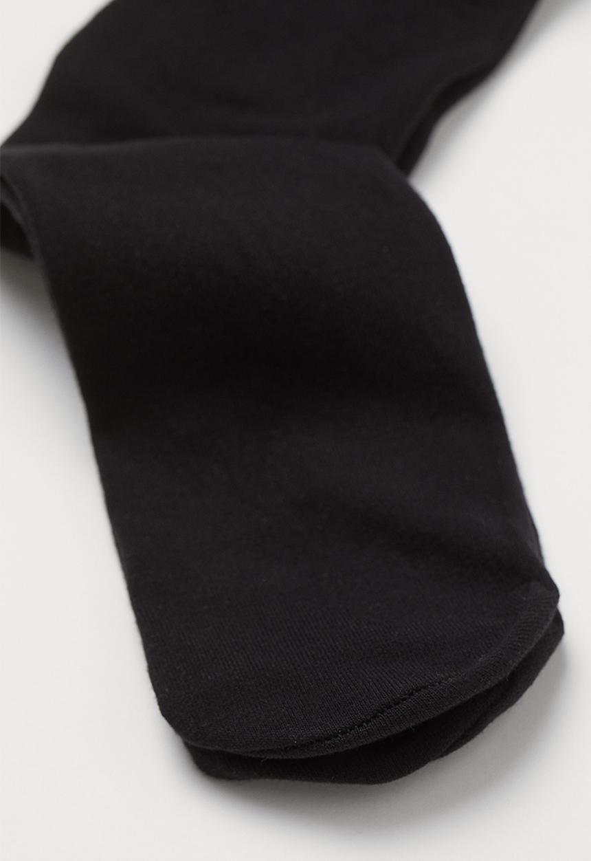 H&M - 2-pack fine-knit tights - black
