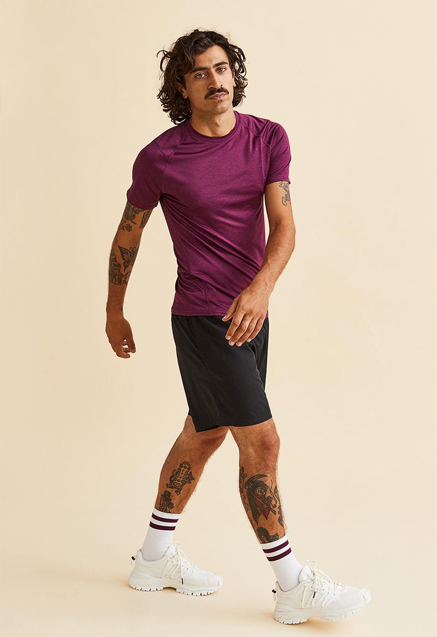 H&M - Drymove™ sports top - plum purple