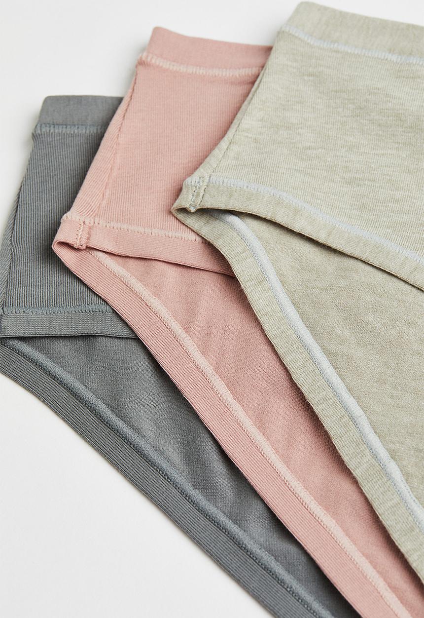 H&M - 3-pack cotton hipster briefs - multi 