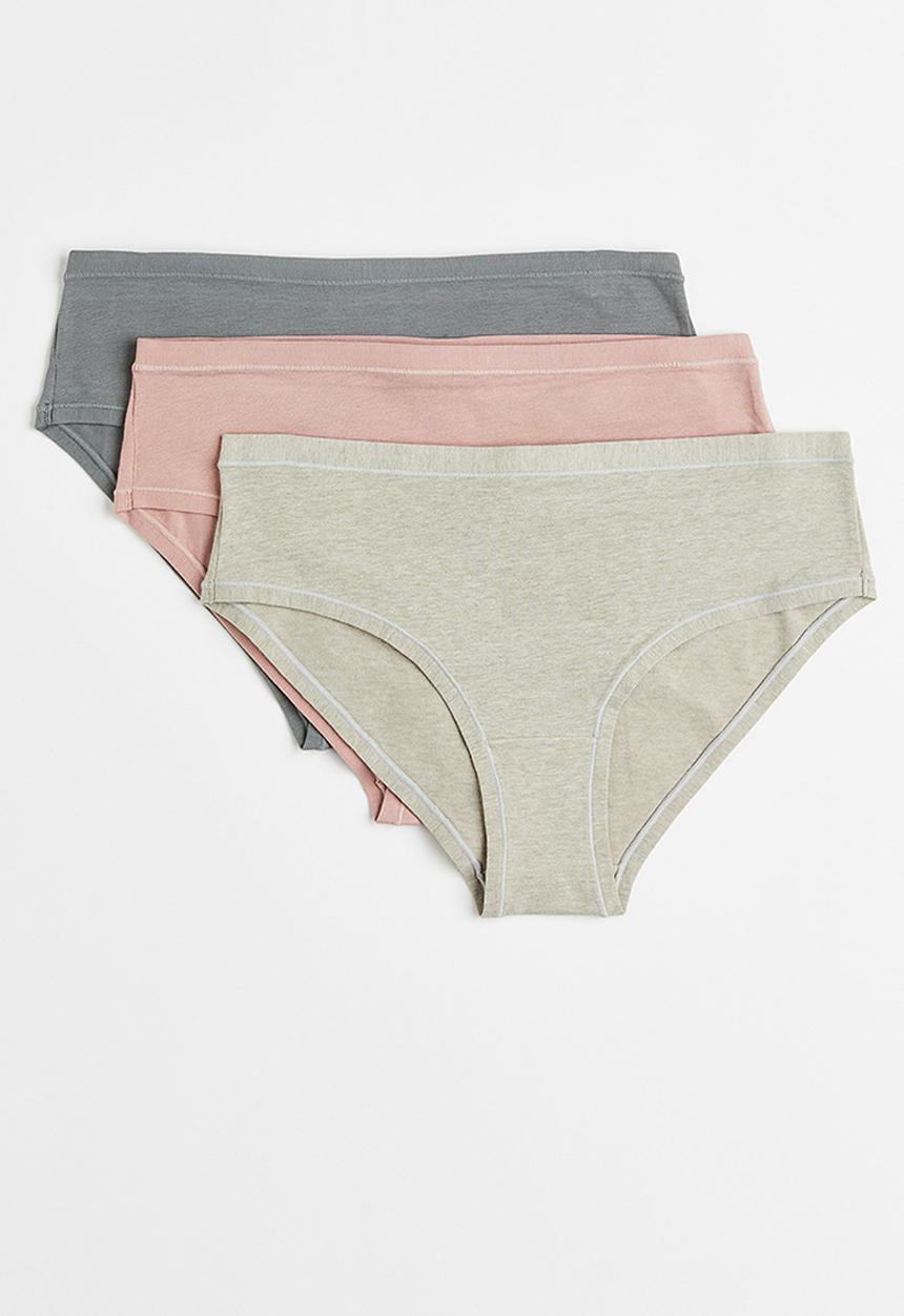 H&M - 3-pack cotton hipster briefs - multi 