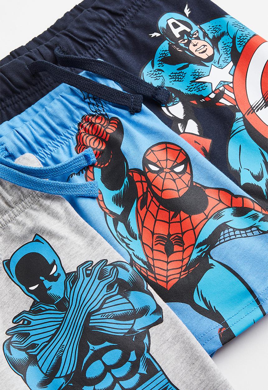 H&M - 3-Pack printed jersey shorts - multi