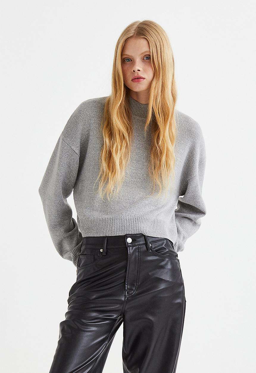 H&M - Jumper - grey marl