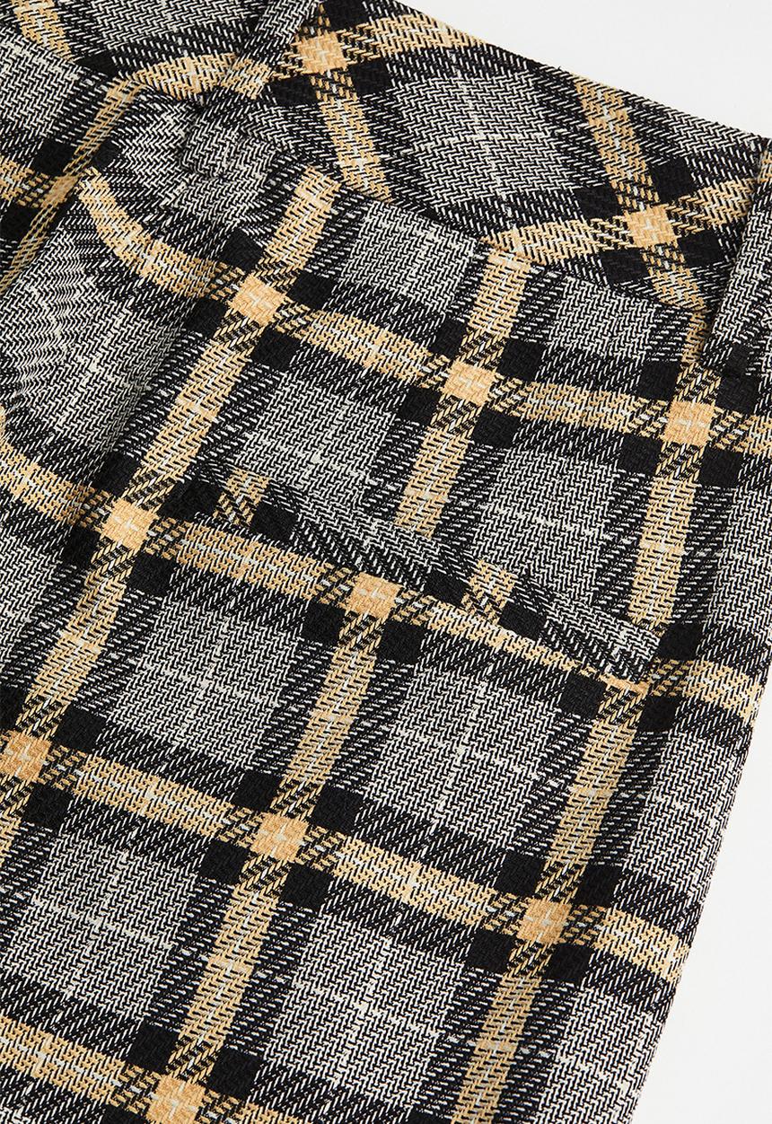 H&M - Cigarette trousers - grey/checked