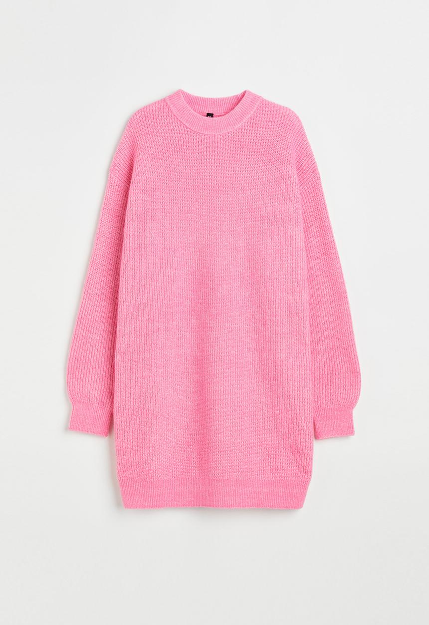 H&M - Knitted dress - pink