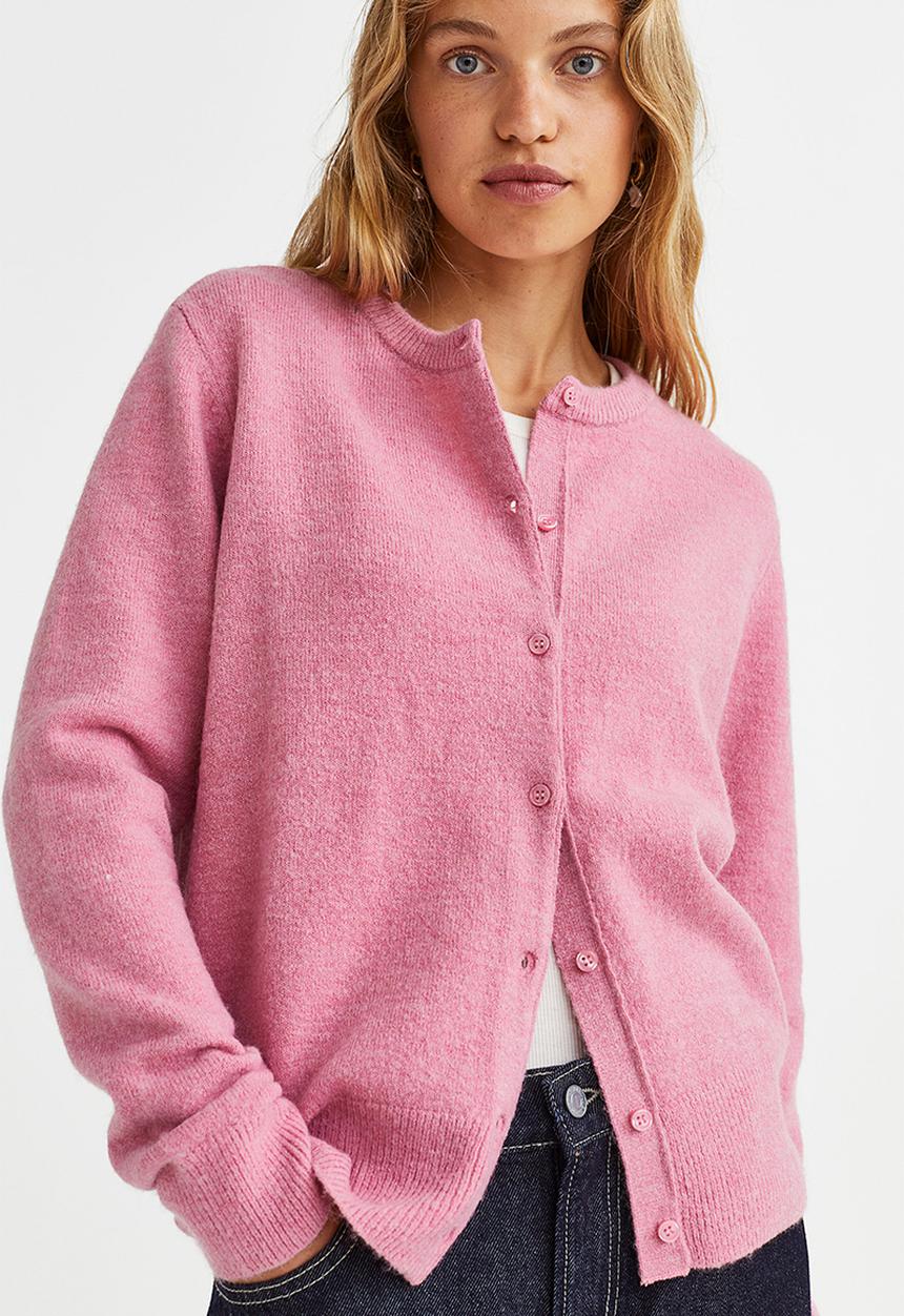 H&M - Knitted cardigan - pink