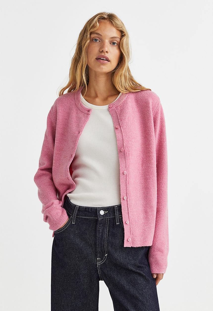 H&M - Knitted cardigan - pink