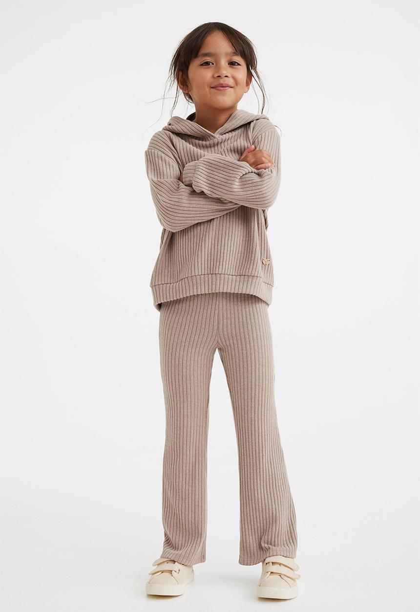 H&M - 2-piece hoodie and leggings set - beige
