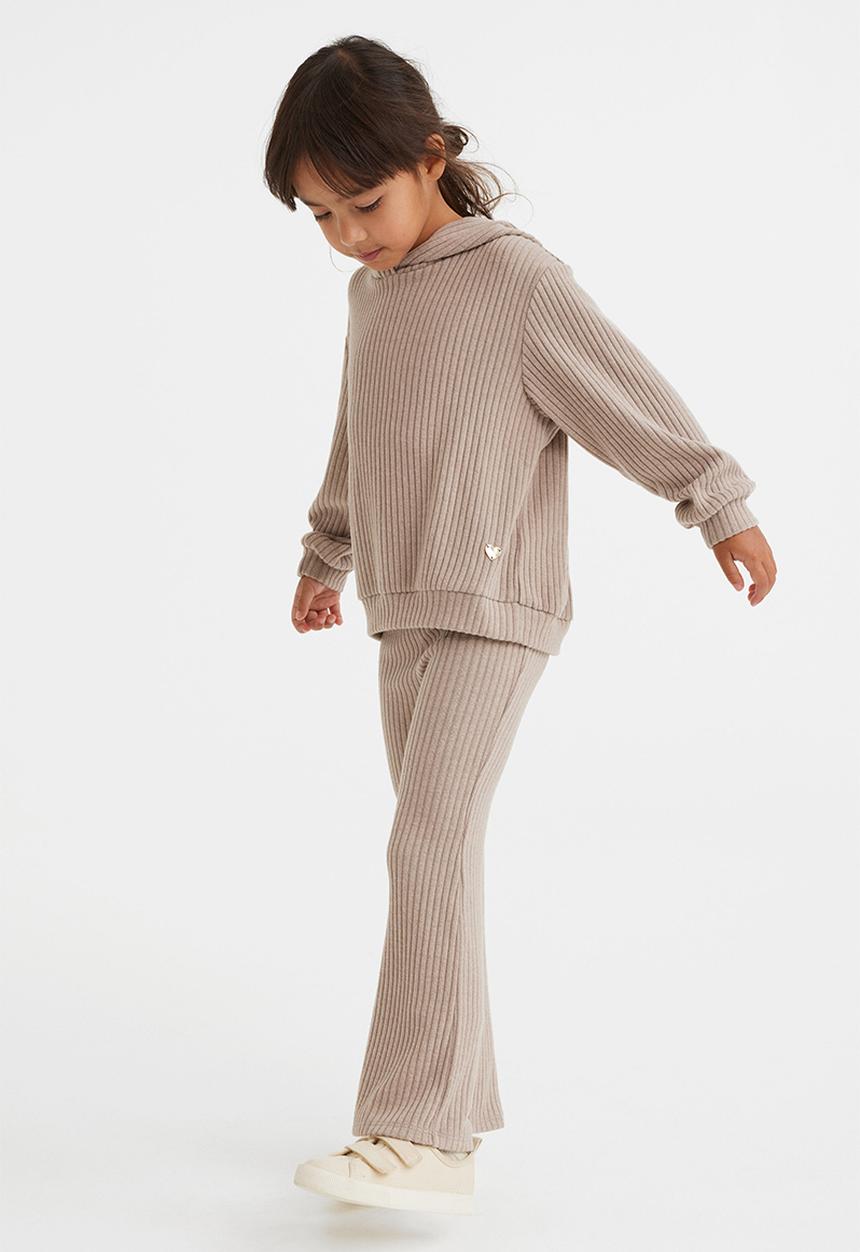 H&M - 2-piece hoodie and leggings set - beige
