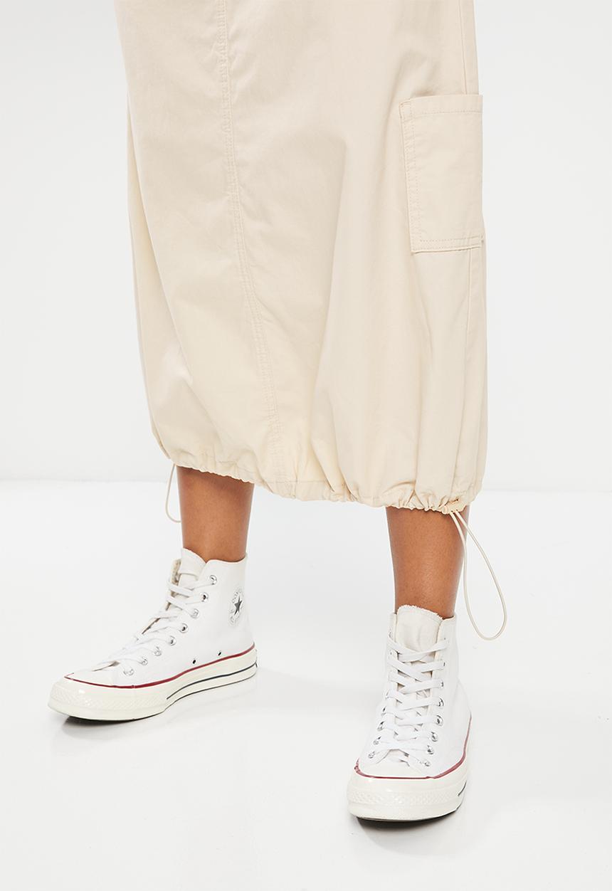 Factorie - Cargo Midi Skirt - Light Stone
