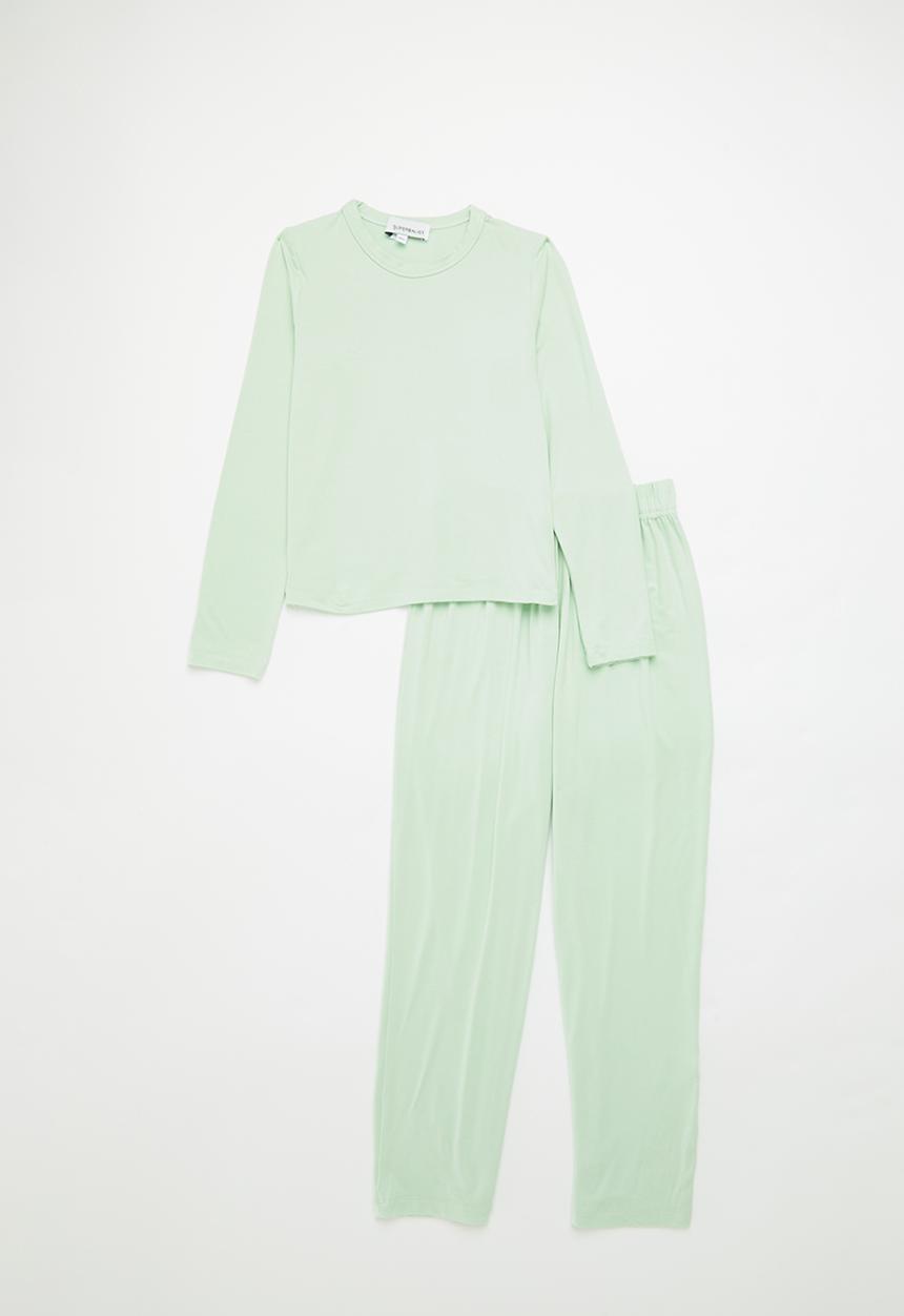 Superbalist - Luxurious pj set - sage 