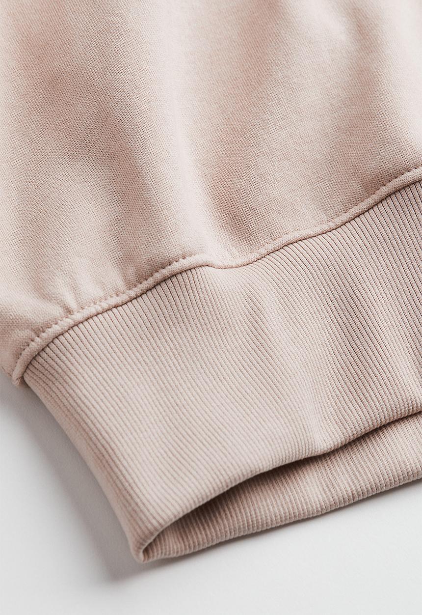 H&M - Oversized sweatshirt - beige/the rolling stones