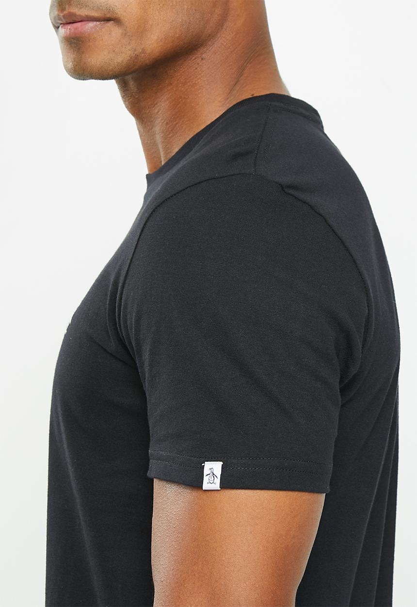 Original Penguin - Embroidered short sleeve tee - true black