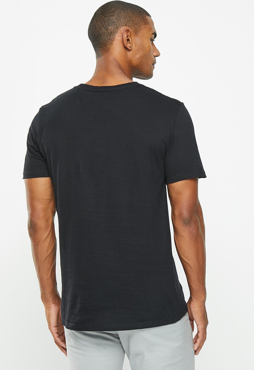 Original Penguin - Embroidered short sleeve tee - true black