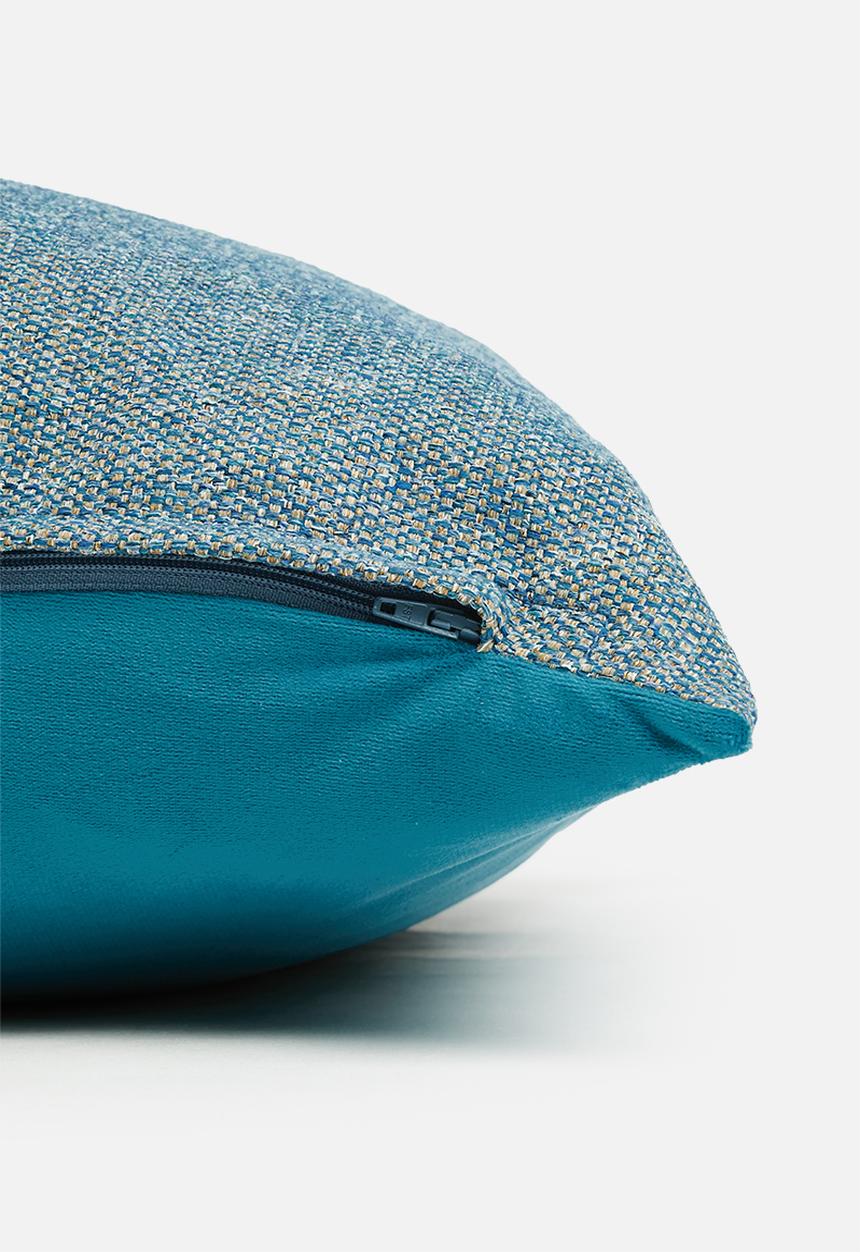 Sixth Floor - Thebe 2 toned cushion cover - Falcon