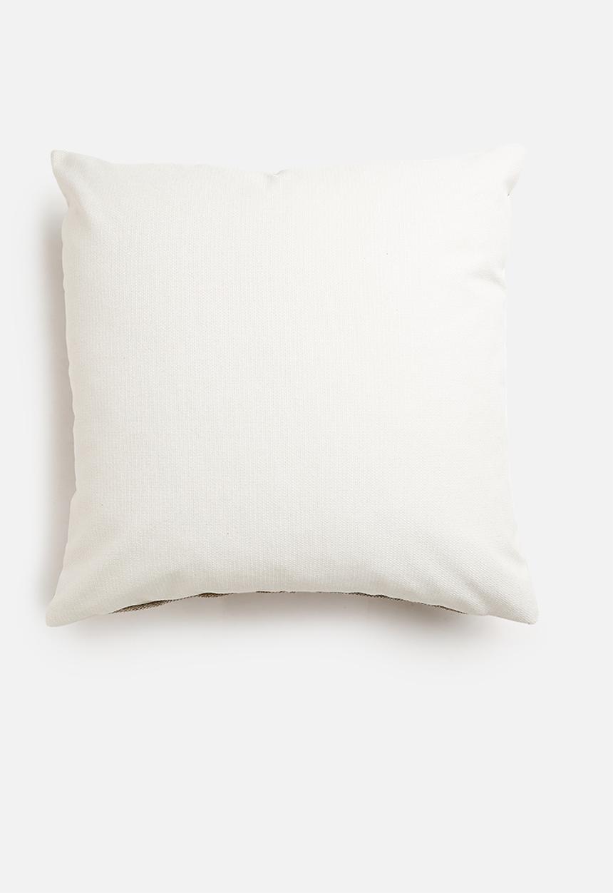 Sixth Floor - Mabaso 2 toned cushion cover - Kelp