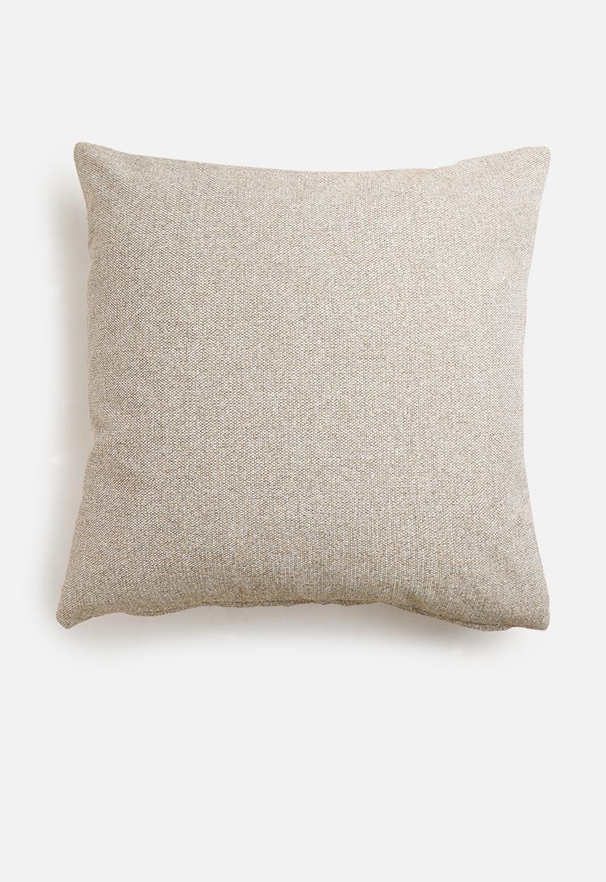 Sixth Floor - Thebe 2 toned cushion cover - Kelp