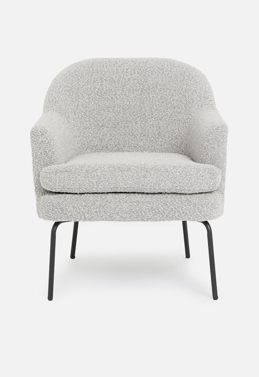 Sixth Floor - Ella lounge chair - grey