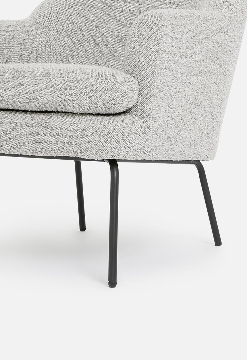 Sixth Floor - Ella lounge chair - grey