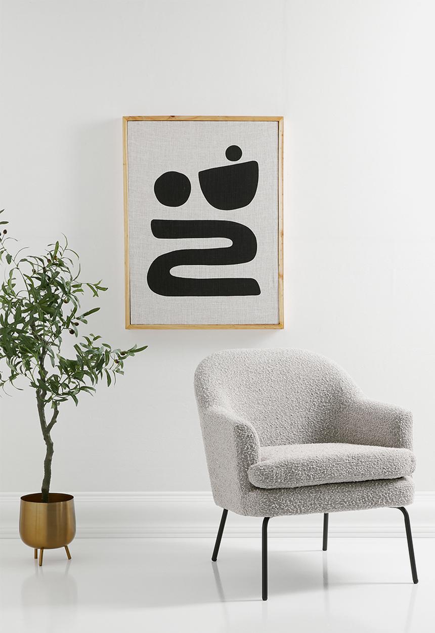 Sixth Floor - Ella lounge chair - grey