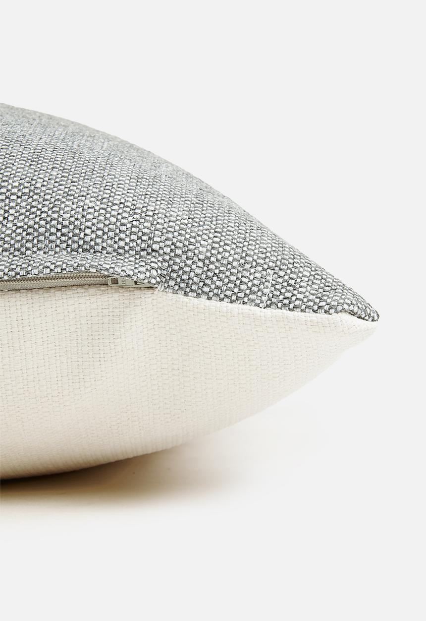Sixth Floor - Mabaso 2 toned cushion cover - Falcon