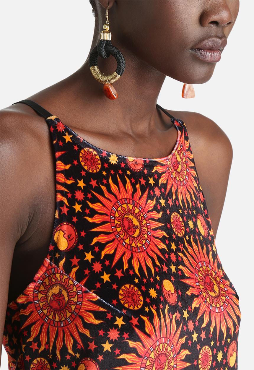 Motel - Gaia Flame Dress