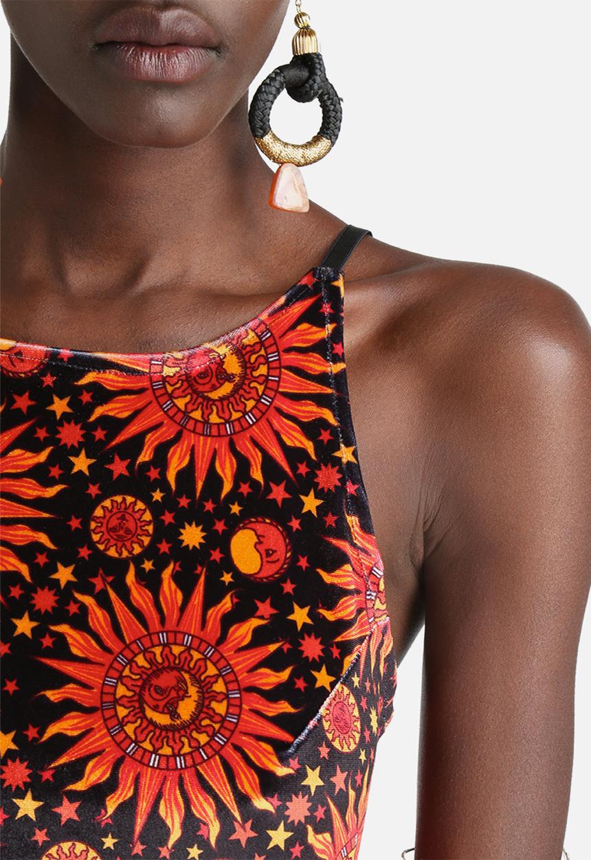 Motel - Gaia Flame Dress