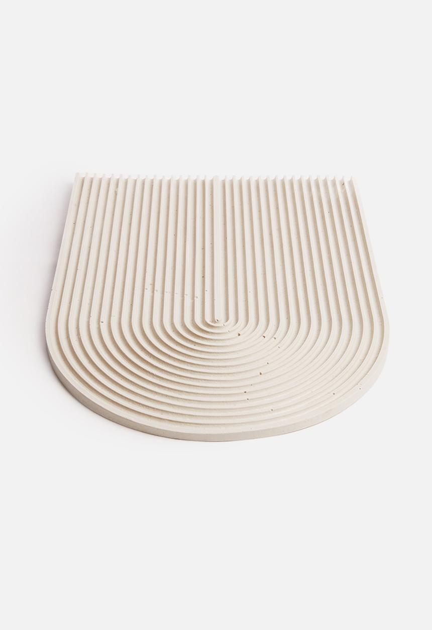 Terrazzo Home - Arch tray - stone