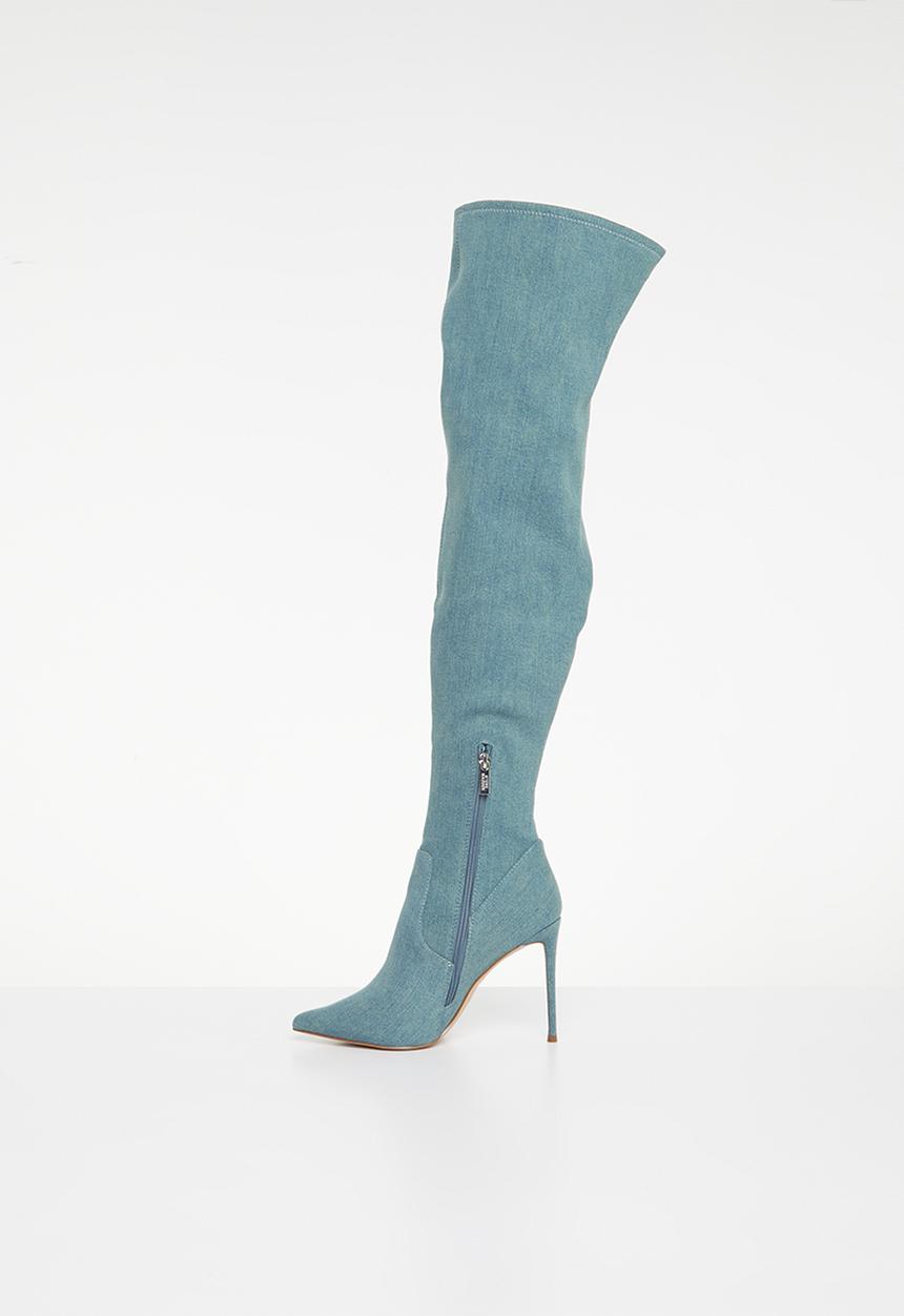Steve Madden - Vava boot - blue denim