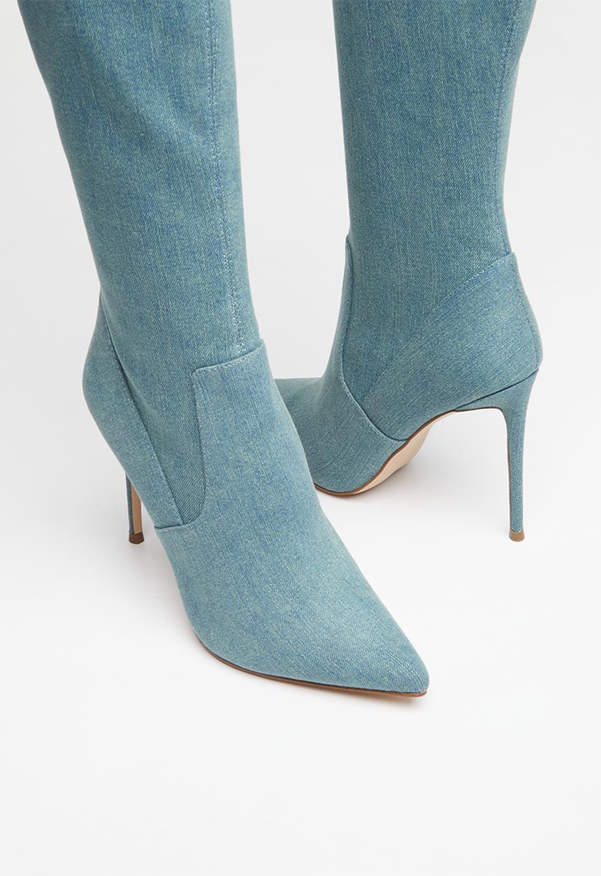 Steve Madden - Vava boot - blue denim