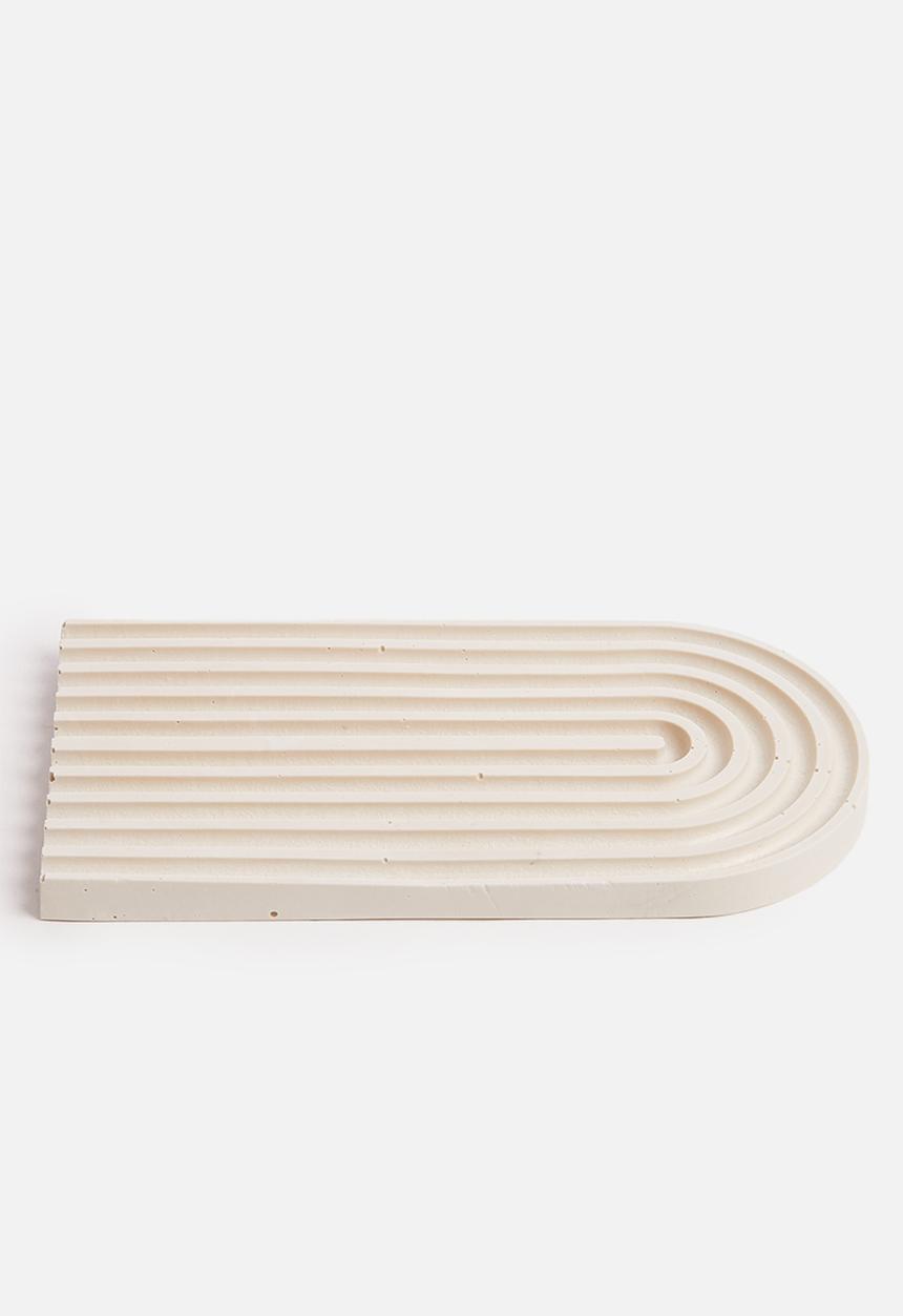 Terrazzo Home - Arch trinket tray- stone