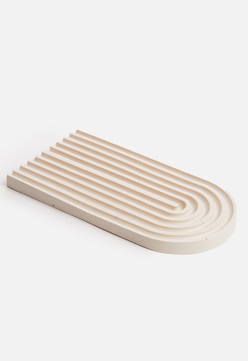 Terrazzo Home - Arch trinket tray- stone