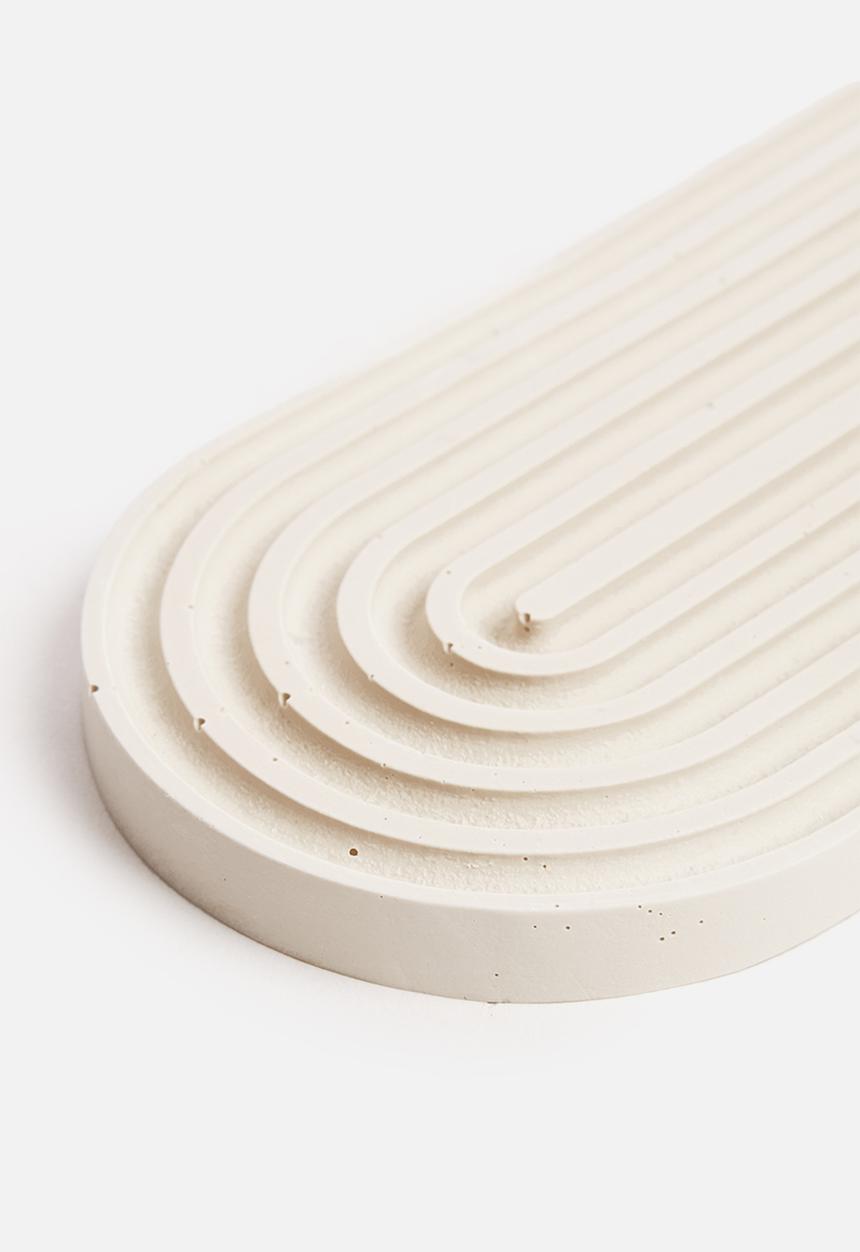 Terrazzo Home - Arch trinket tray- stone