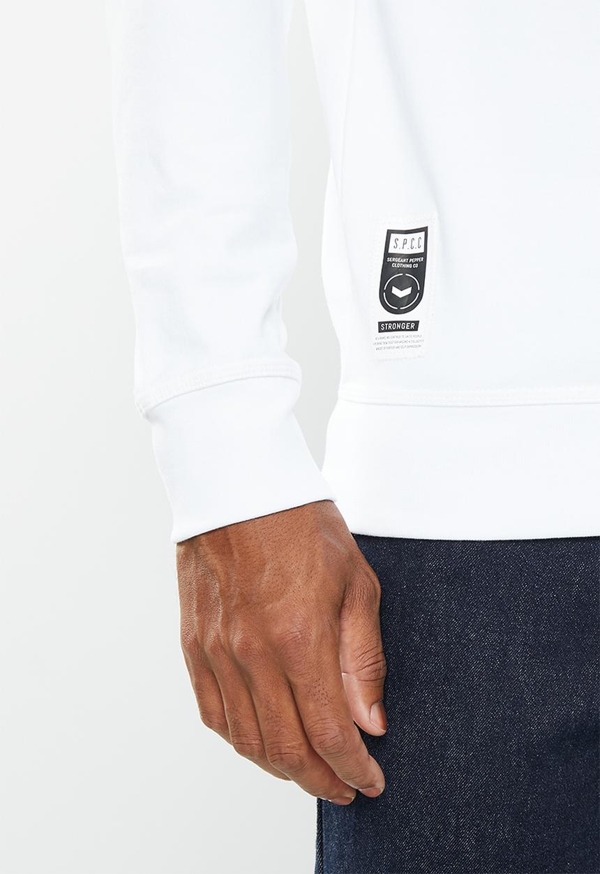 S.P.C.C - Bourne sweat - white
