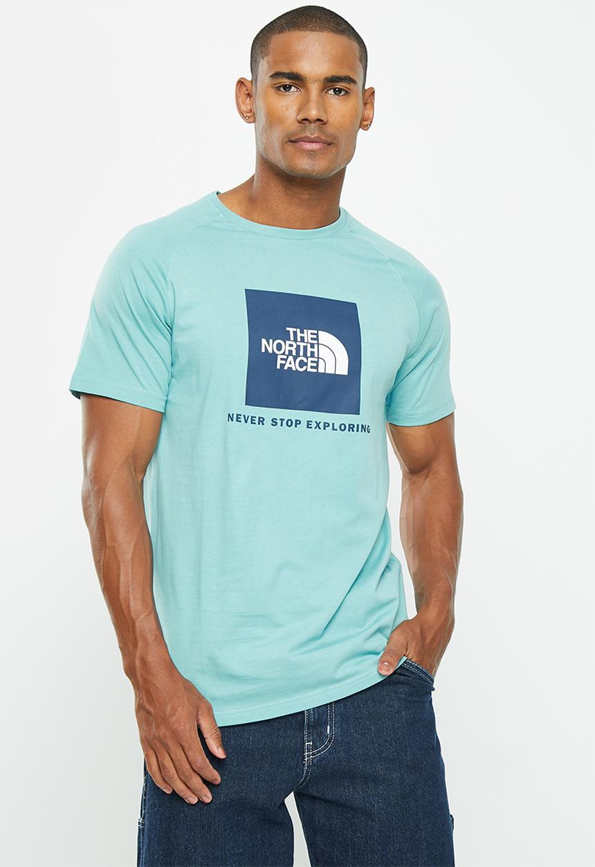 The North Face - Short sleeve raglan redbox tee - eu - reef waters-summit navy