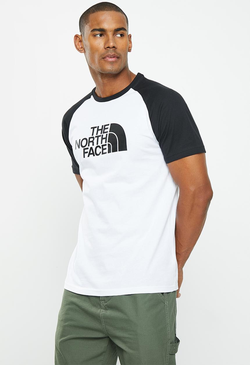 The North Face - Short sleeve raglan easy tee - eu - tnf white & tnf black