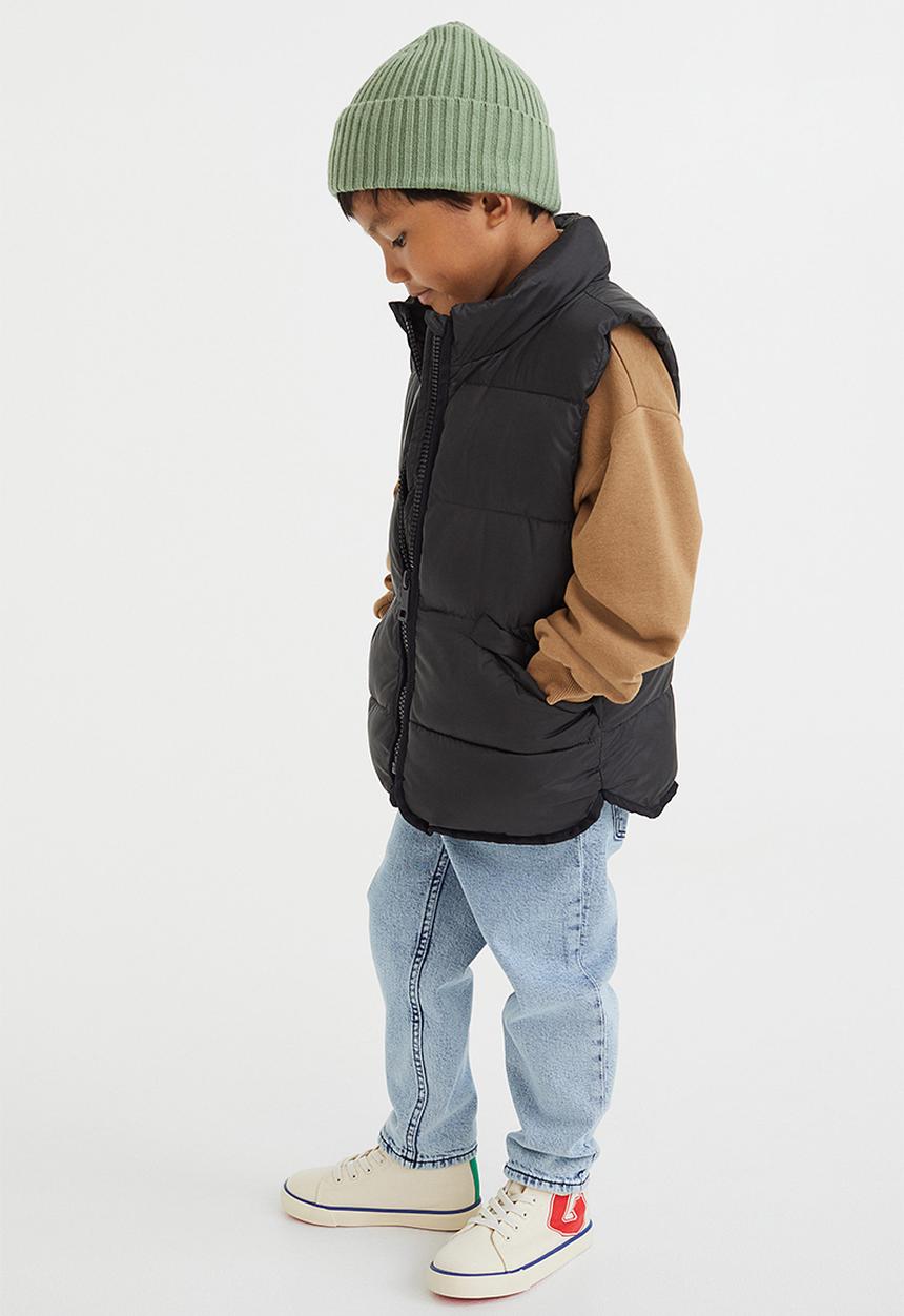 H&M - Water-repellent puffer gilet - black