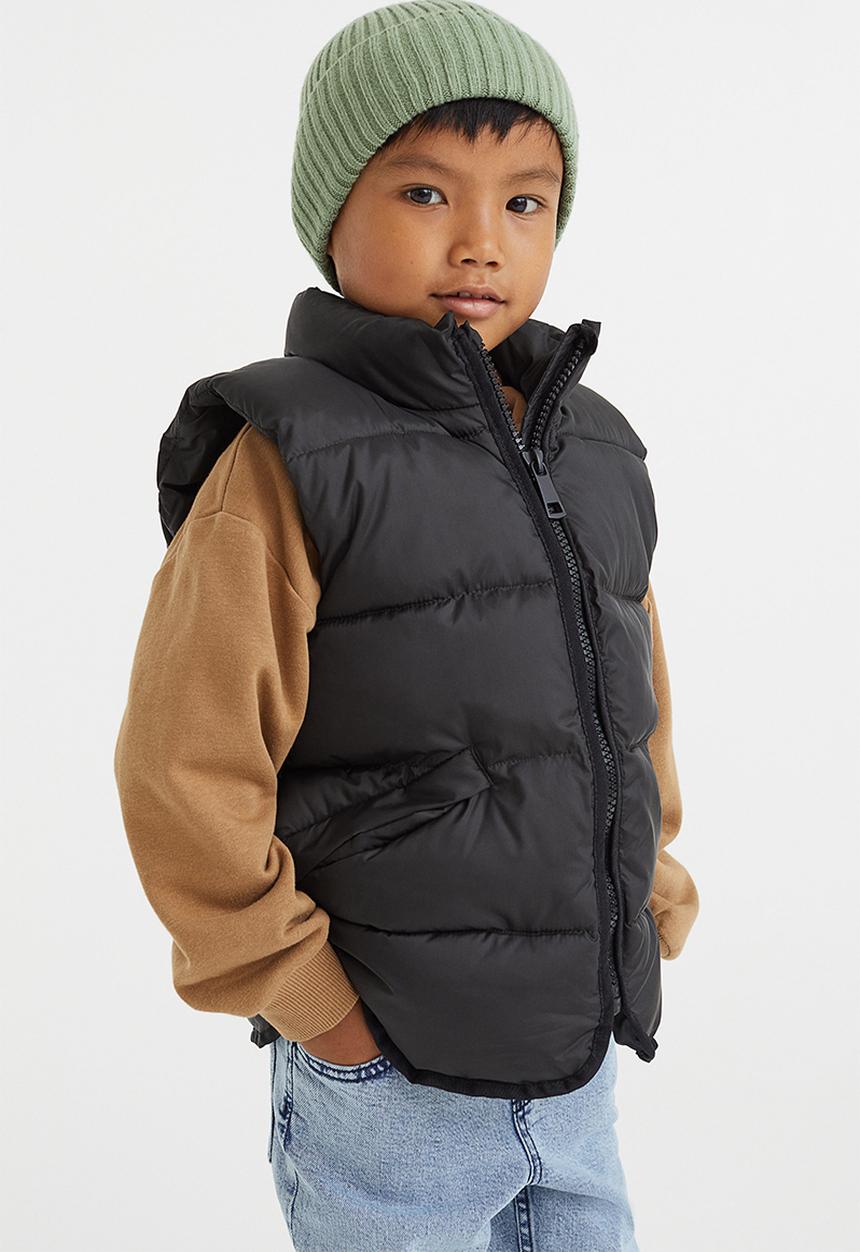 H&M - Water-repellent puffer gilet - black