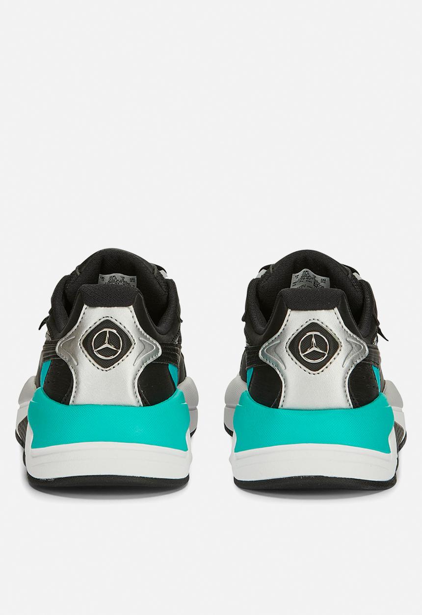 PUMA - X-ray speed jr - puma black/spectra green/puma silver