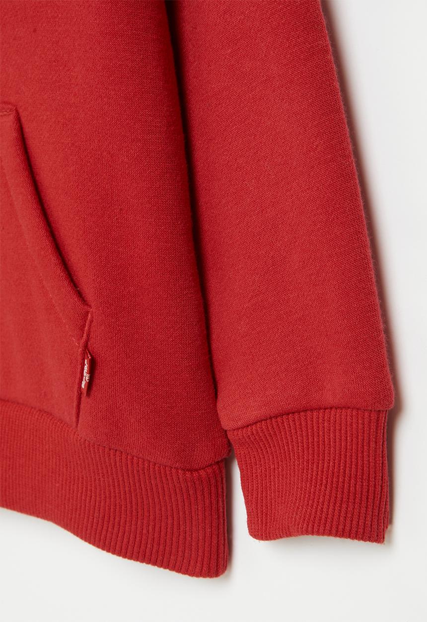 Levi’s® - Lvb batwing screenprint hooded - levis red & white