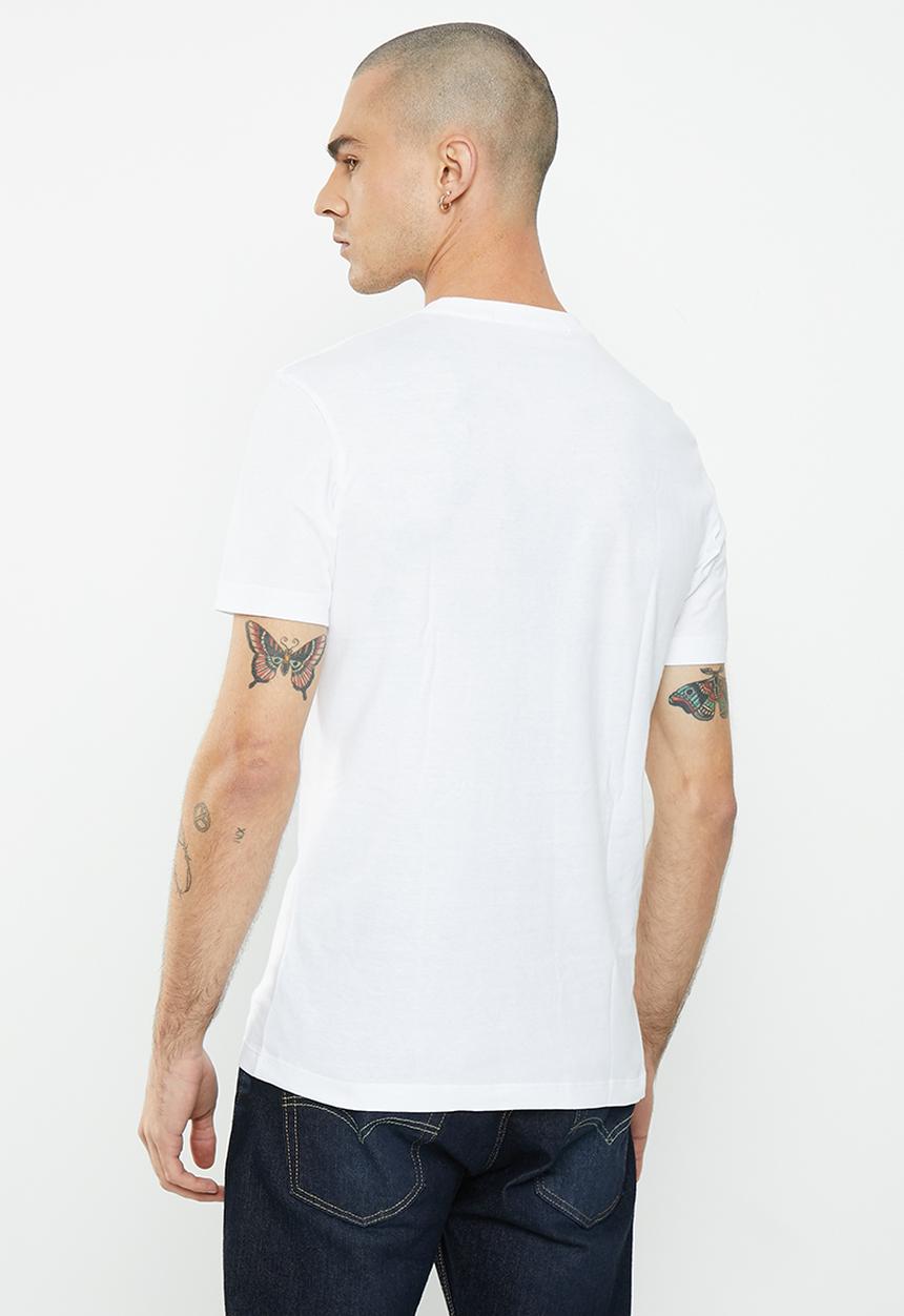 Calvin Klein - Core monologo pocket tee - white