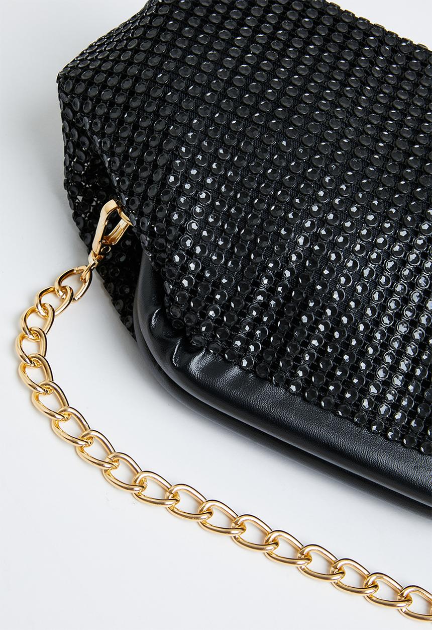 MILLA - Natalie clutch bag - black