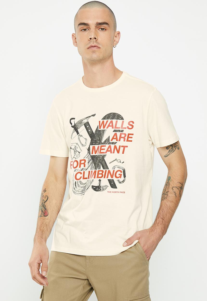The North Face - Outdoor short sleeve graphic tee - gardenia white