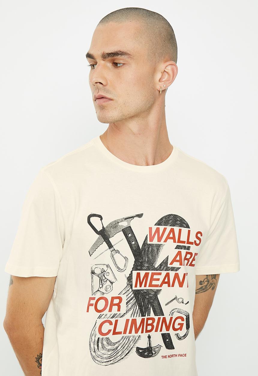The North Face - Outdoor short sleeve graphic tee - gardenia white