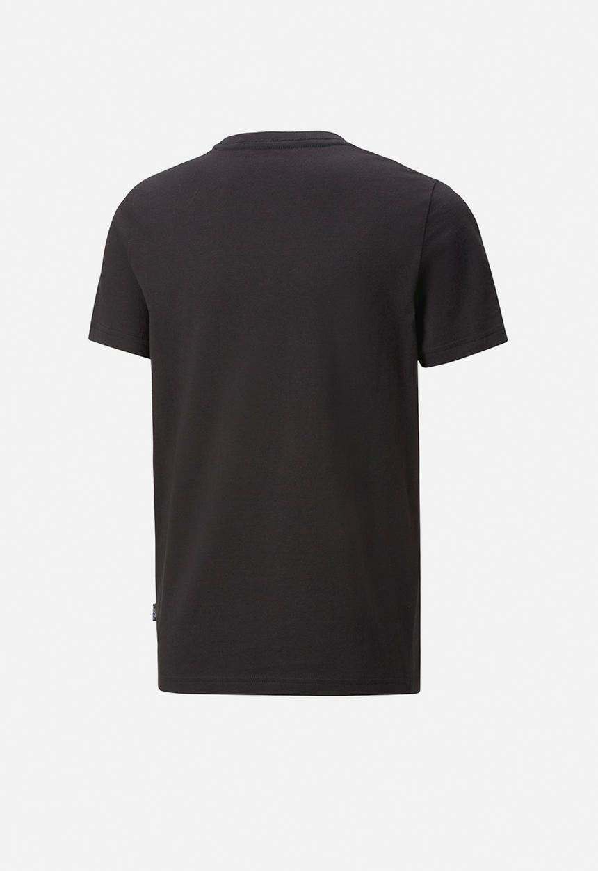 PUMA - Ess+ 2 col logo tee b - puma black/warm earth